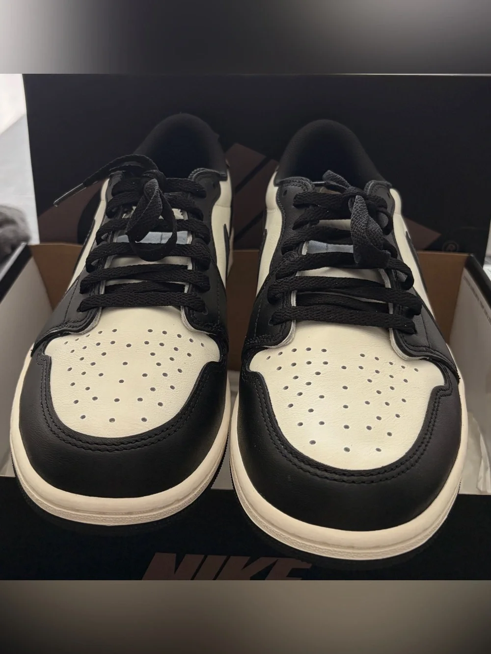 Nike Air Jordan 1 Retro Low OG Mocha Men’s 10.5 CZ0790-102 Sail Black